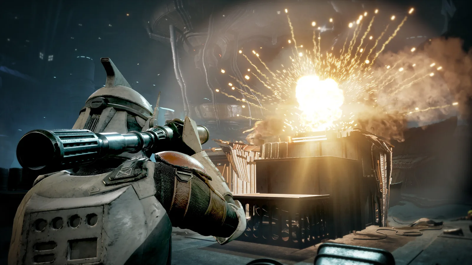 Heavy weapon fire and an explosion in Zero Company combat
